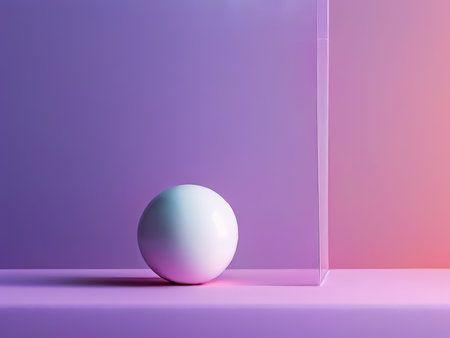 Abstract Harmony A Visual Symphony of Purple-Pink-Violet-Blue-Grey Shades in Modern Artの素材