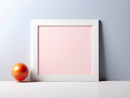 Minimalist Minimalism A Colorful Contrast in a Symmetrical Symphoniescapeの素材