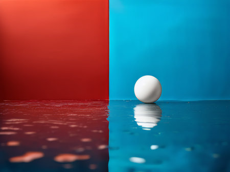 An Egg Secret Behind the Reflective Mirror Exploring Water-Droplet Patterns as a Symbolic Representation of States and Conditionsの素材