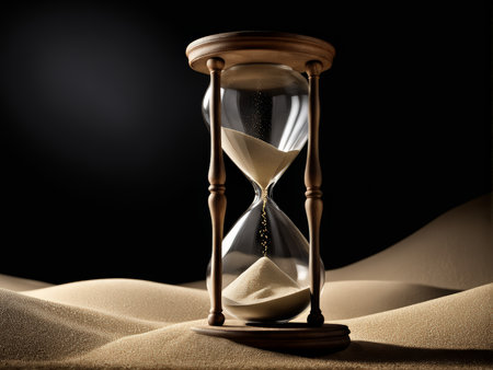 Temporal Tapestry An Aesthetic Symbolism of Time Through Sand Timer Compositionの素材