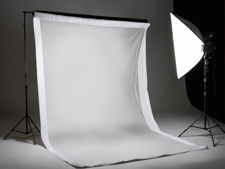 Chiaroscuro Photography Studio Setup Softbox Light vs LED Panel, Challenging Textures Through Professional Lighting Techniquesの素材