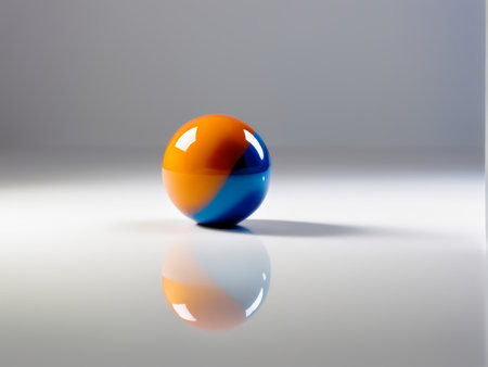 Minimalist Sphere Illustration A Simplified Visual Representation Without Contextual Detailsの素材