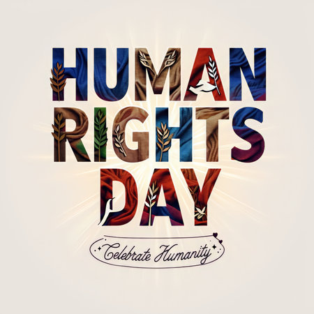 Human Rights Day A Global Celebration of Respect and Advocacy for Fundamental Freedoms and Inalienable Rightsの素材
