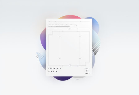 Interconnected Digital Patterns: A Technological Emblem's Intricate Visual Representationの素材