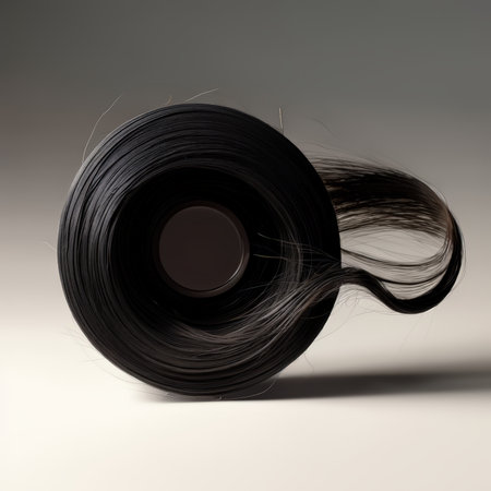 Enigmatic Hair Circles: A Unique Everyday Materials Artistic Representationの素材
