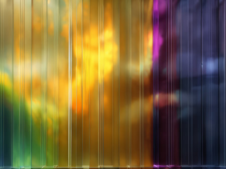 Abstract Art's Dynamic Symphony: Exploring the Intricate Patterns Created by Colorful Vertical Linesの素材