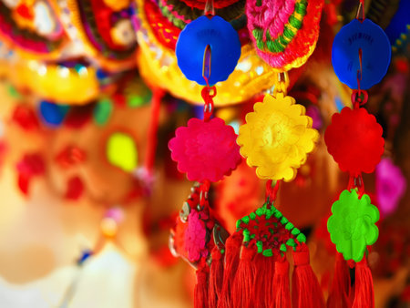 Jewelry Collection: A Visual Feast of Colorful Earrings and Floral Designsの素材