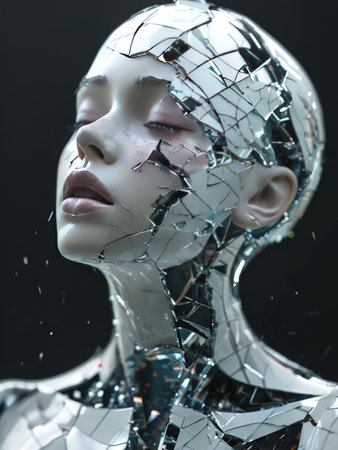 Shimmering Heart Rising Technology: Exploring Emotional Expressions Through Digital Devicesの素材