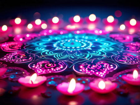 Soft Focus Pink Blossoms Amidst Calming Magenta: A Daylight-Induced Outdoor Floral Compositionの素材