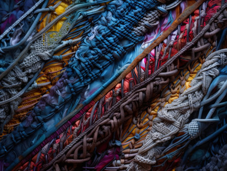 Eye-Catching Spiral Design: A Detailed Analysis of an Intricate Orange, Red, and Brown Firework Pattern with Overlapping Petal-Shaped Layers and Dark Spotsの素材