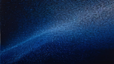 Enchanting Dark Blue Texture A Calmly Mysterious SciFi Trailの素材