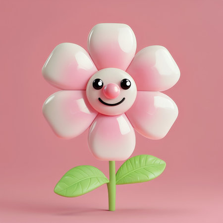 Radiant Smile A Vibrantly Colored Anthrotooth Illustration Promoting Dental Health and Hygieneの素材