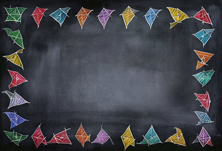 Geometric Origami Kite Art A Simple Yet Captivating Display of Creativity and Designの素材