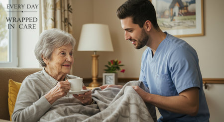 Wrapped in love and care every dayの素材