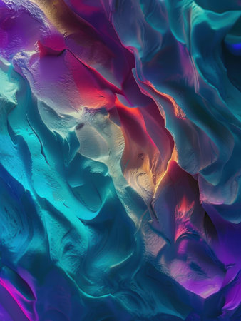 Abstract colorful ice formationsの素材