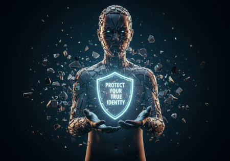 Protect your authentic self from deception and harmの素材