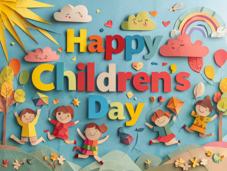 Celebrate Joyful Days: A Bright Future For Children!の素材
