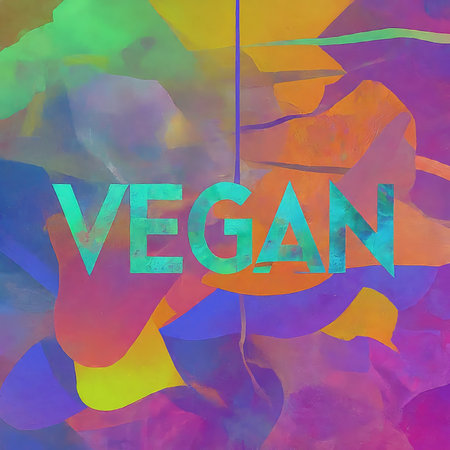 abstract watercolor background with colorful leaves and tropical leafの素材