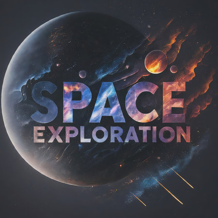 space galaxy text, colorful galaxy illustration, universe background, cosmic universe, galaxy and planetsの素材