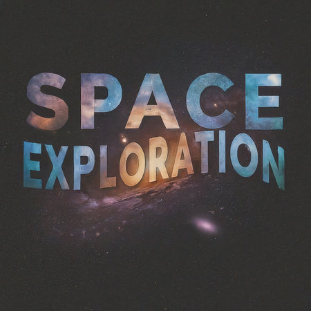space exploration text. 3d vector illustrationの素材