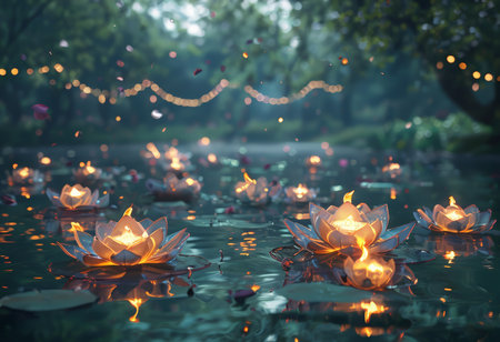 beautiful night view of the cityの素材