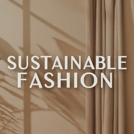 fashion design banner with leavesの素材