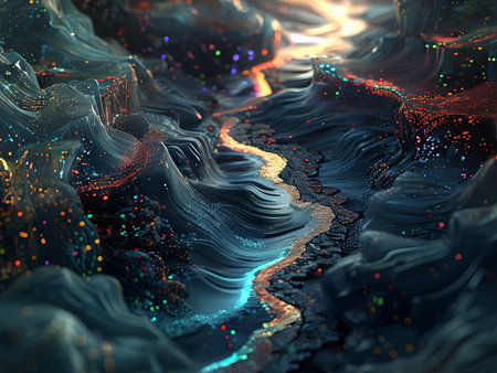 abstract background with colorful patternの素材