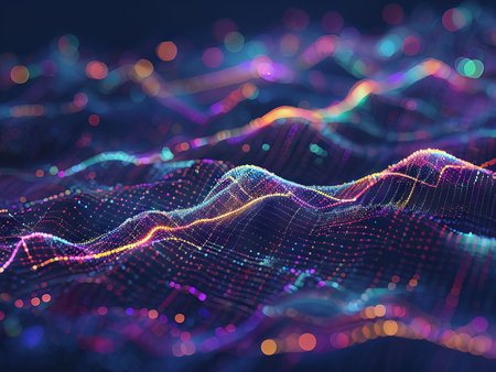 abstract background. molecules technology with polygonal shapes, connecting dots and lines. connection structure. big data visualization.abstract visualization.の素材