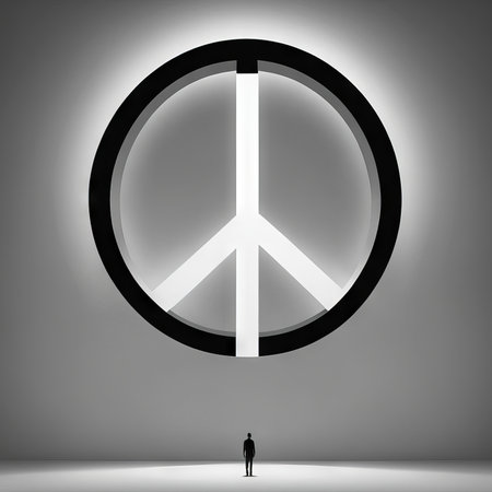 abstract background with a white and gray wall black background. the concept of peace.abstract peace.の素材