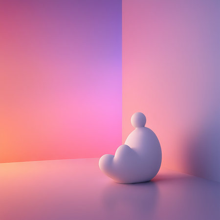 minimal 3d . abstract geometric background,の素材