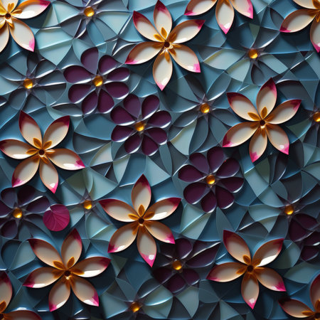 beautiful flowers in the studio, close - upの素材