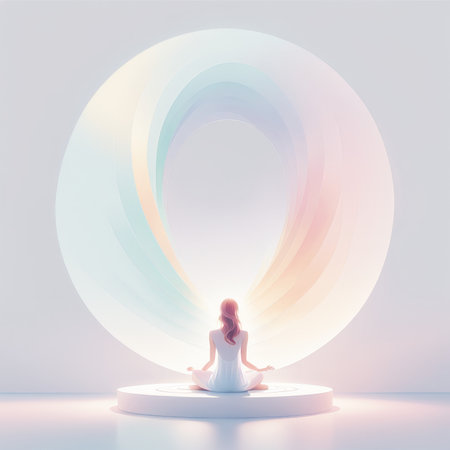 abstract background of white and red lightの素材