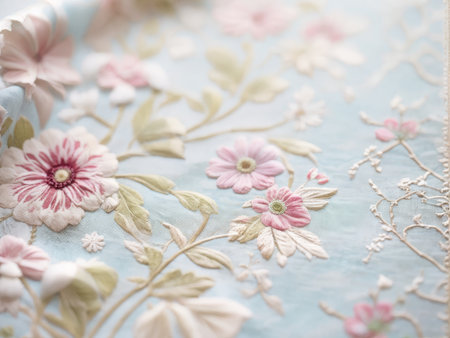 wedding bouquet on a wooden tableの素材