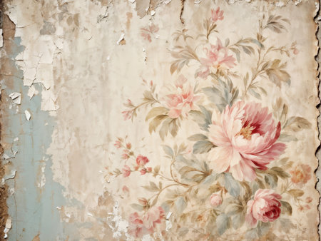 old wall background, vintage old, antique, antiqueの素材