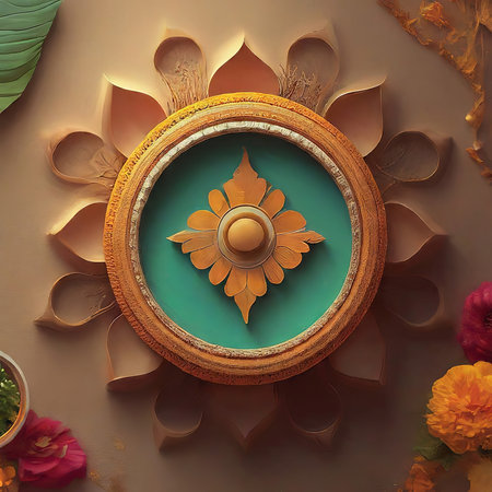 beautiful view of colorful flowers flowerの素材