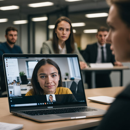 group of young people working in conference roomの素材