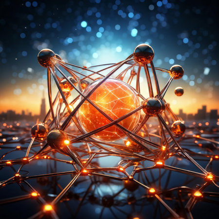 3d image abstract technology backgroundの素材