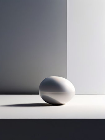 abstract interior with geometric figure.の素材