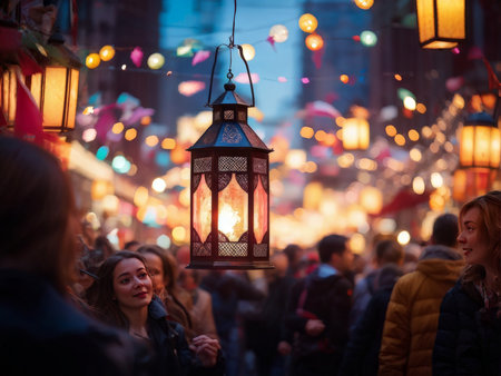 christmas market in londonの素材