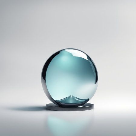 3d image of a globe with white backgroundの素材