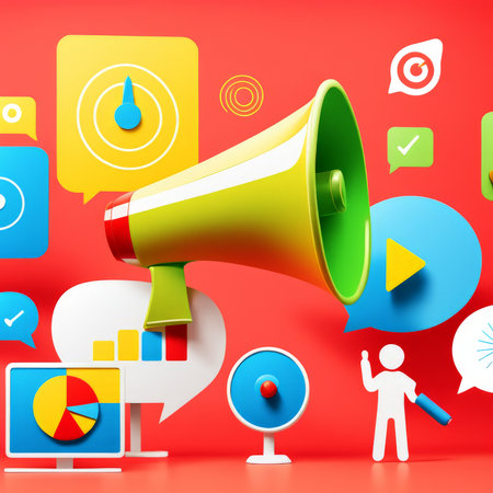 speaker and megaphone with loudspeakerの素材