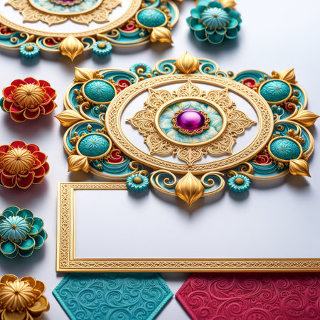 set of various thai traditional artの素材