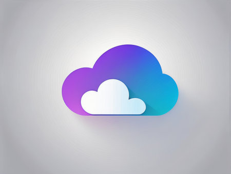 paper cut cloud icon isolated on grey background. art style. vectorの素材