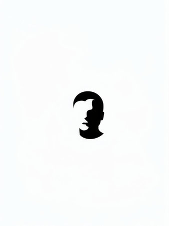 male head icon, vector illustrationの素材