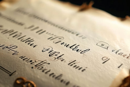 close up of a holy pageの素材