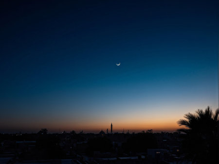 beautiful sunset over the seaの素材