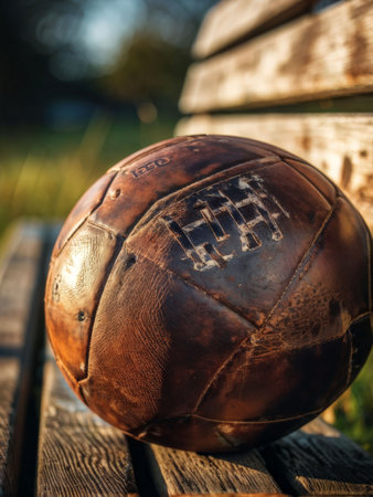 football on the tableの素材