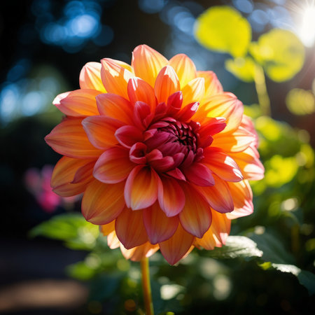 close view of beautiful blooming flowerの素材