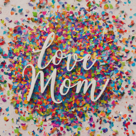 colorful greeting card with textの素材