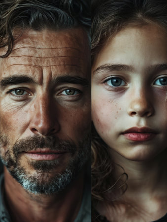 collage of a couple different peopleの素材